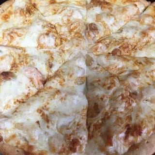 18" SHRIMP ALFREDO PIZZA